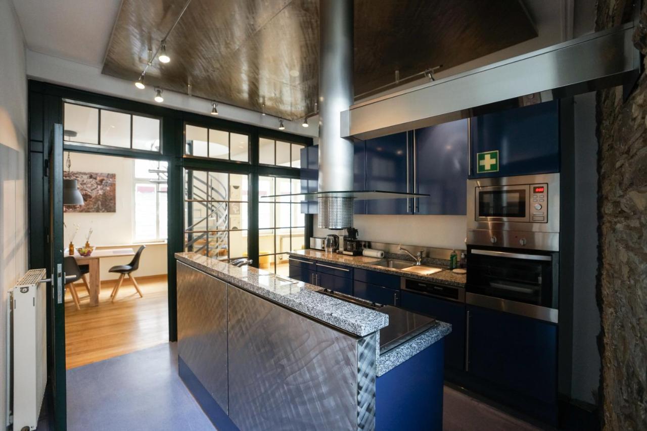 Loft13 Traumhafte Wohnung Mit Terrasse Fuer 8 Gaeste Monschau Bagian luar foto